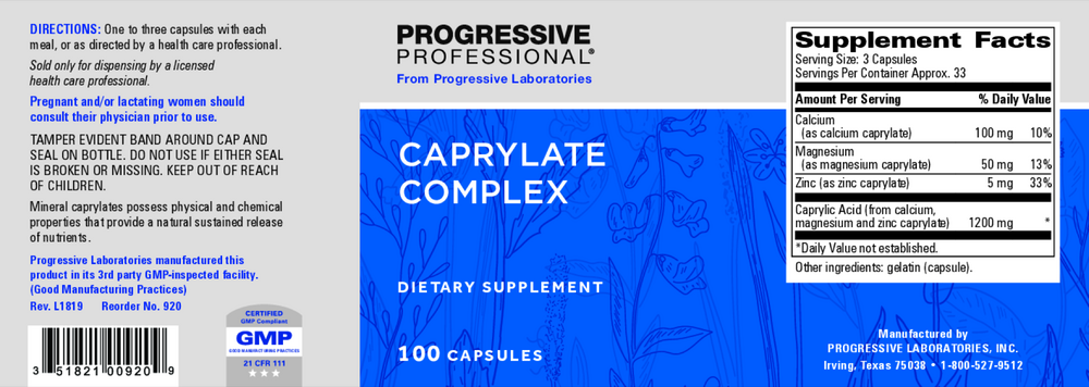 Product image for Caprylate Complex.