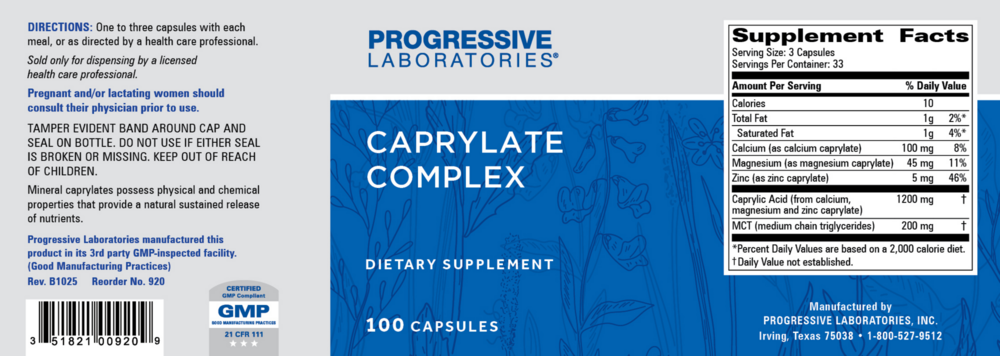 Product image for Caprylate Complex.