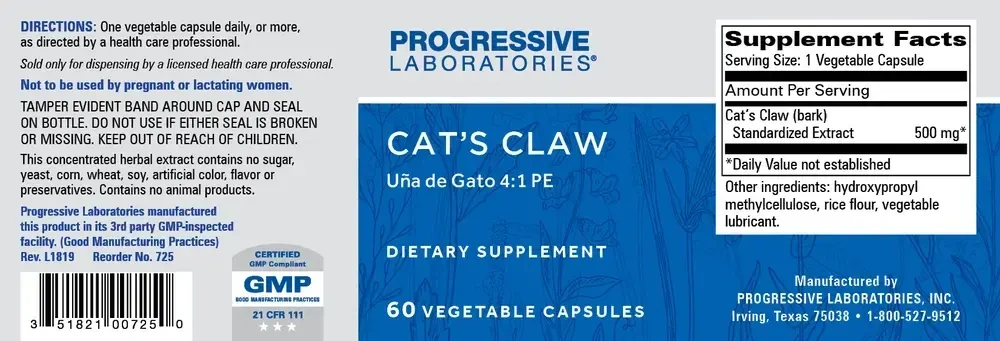 Product image for Cats Claw 500mg.
