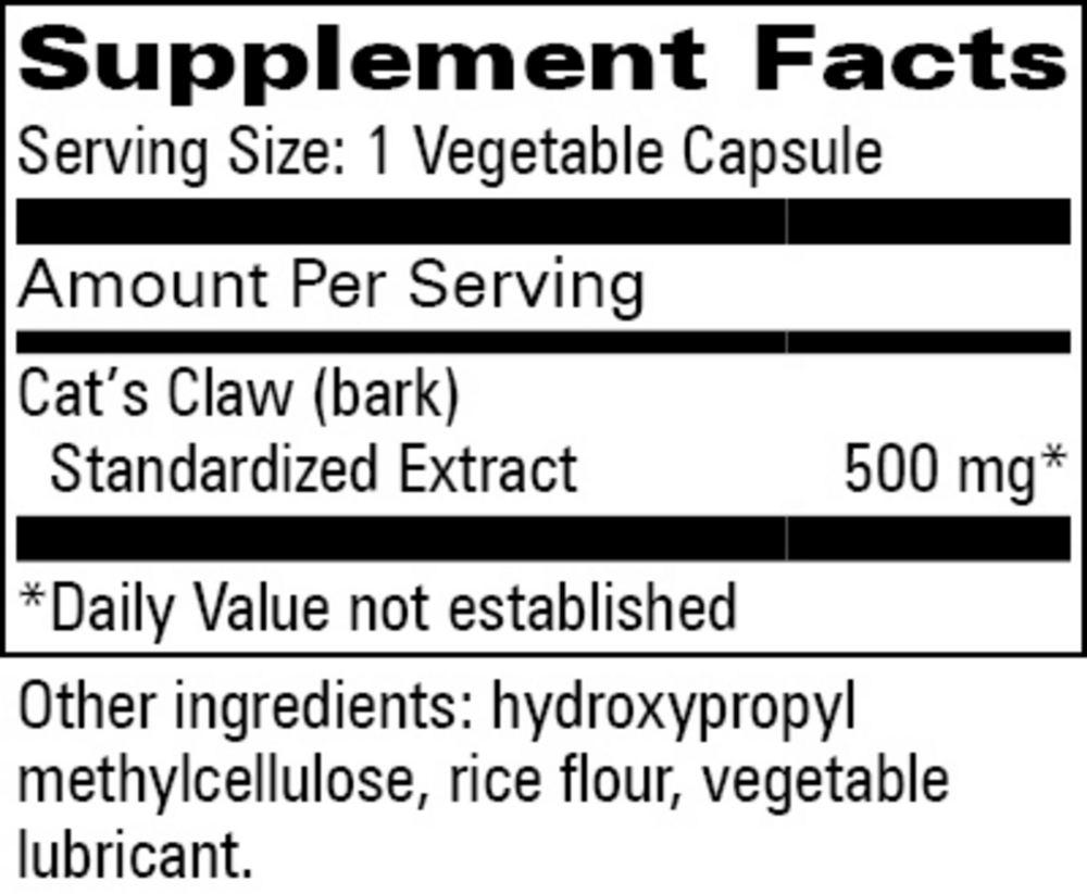 Product image for Cats Claw 500mg.