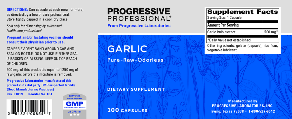 Product image for Garlic 500mg.