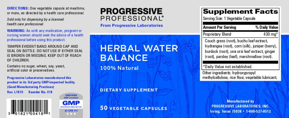 Product image for Herbal Water Balance.