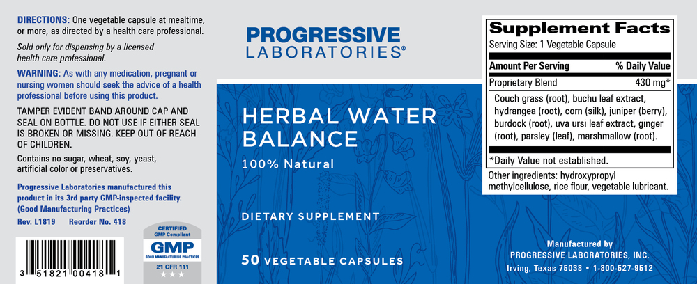 Product image for Herbal Water Balance.