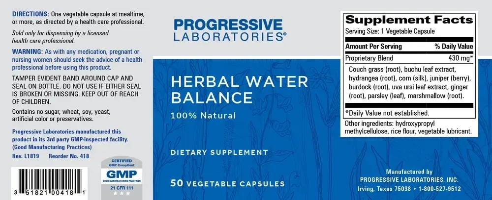 Product image for Herbal Water Balance.