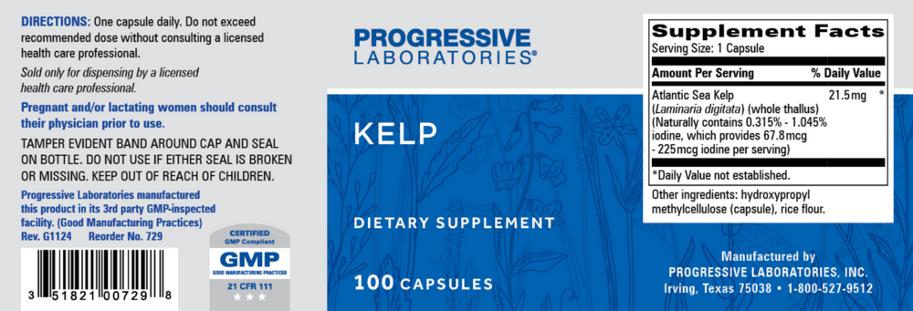 Product image for Kelp 100mg.