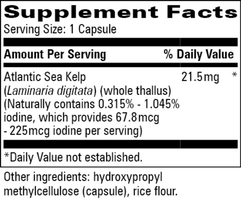 Product image for Kelp 100mg.