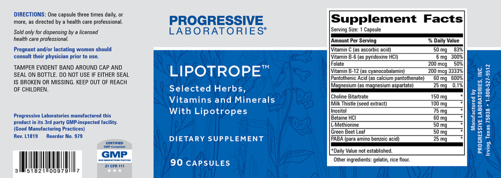 Product image for Lipotrope.