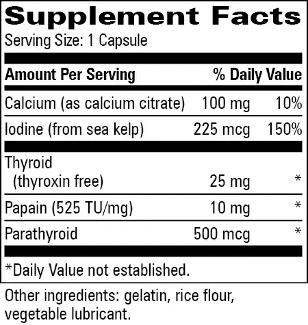 Product image for Para Thyrolate.