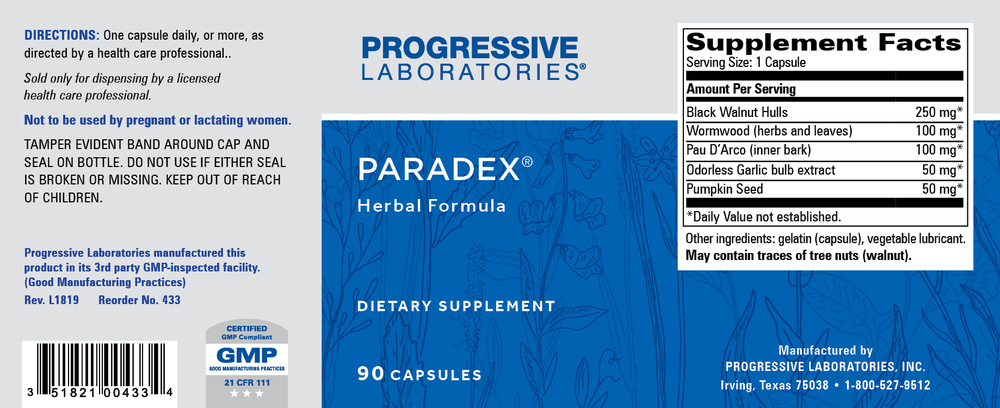 Product image for Paradex Herbal Formula.