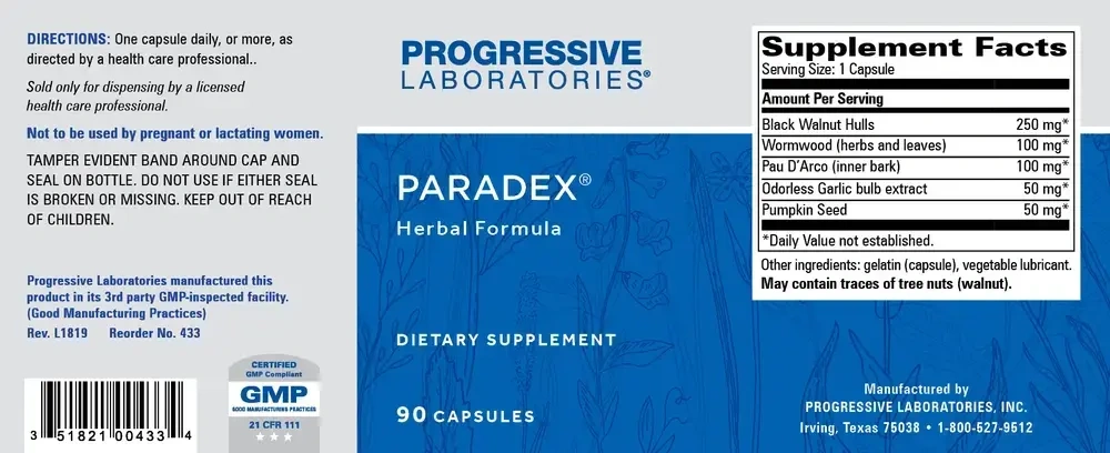 Product image for Paradex Herbal Formula.