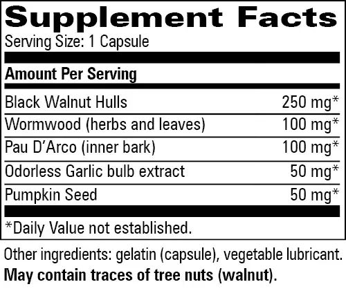 Product image for Paradex Herbal Formula.