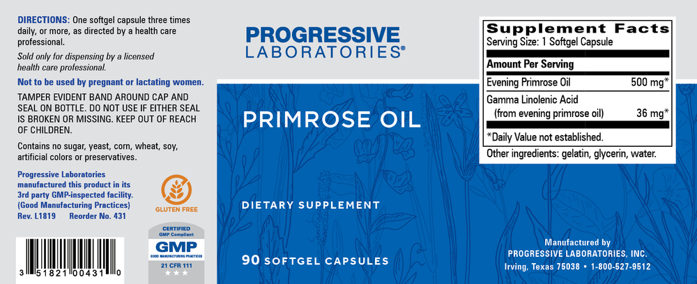 Product image for Primrose Oil.