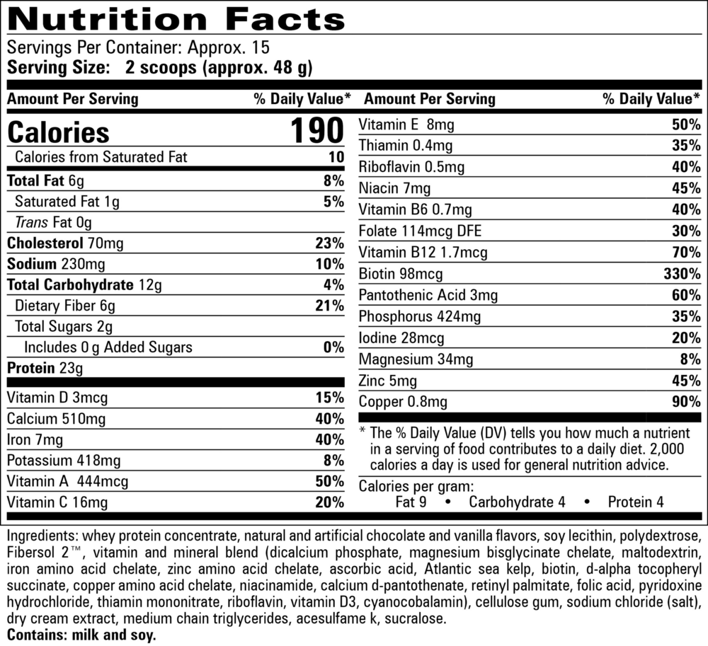 Product image for Skip-A-Meal Chocolate.