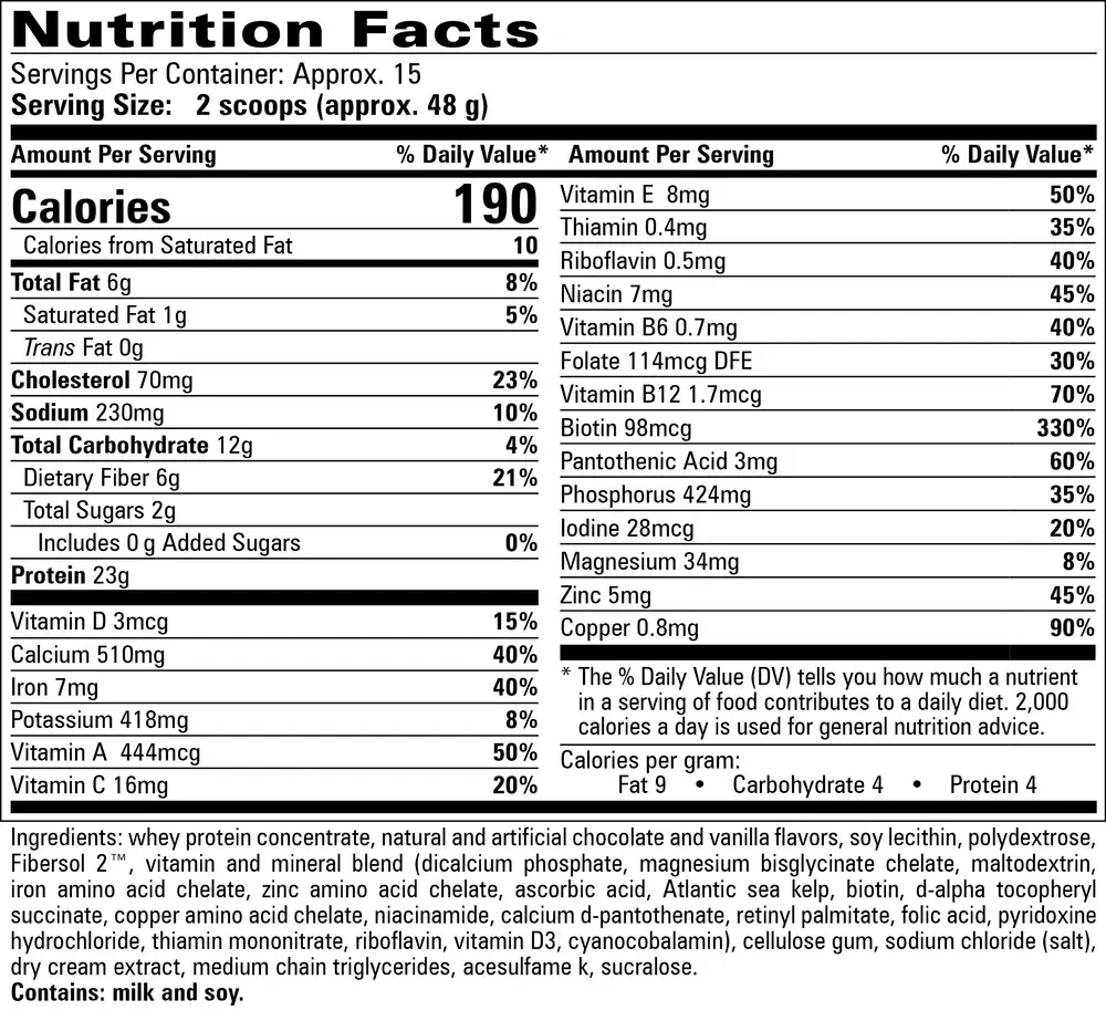 Product image for Skip-A-Meal Chocolate.