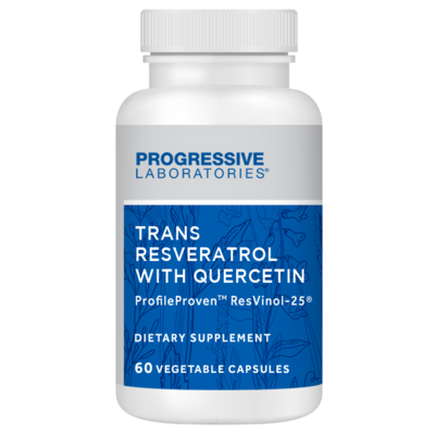 Trans-Resveratrol w/ Quercetin 125mg 60 capsules
