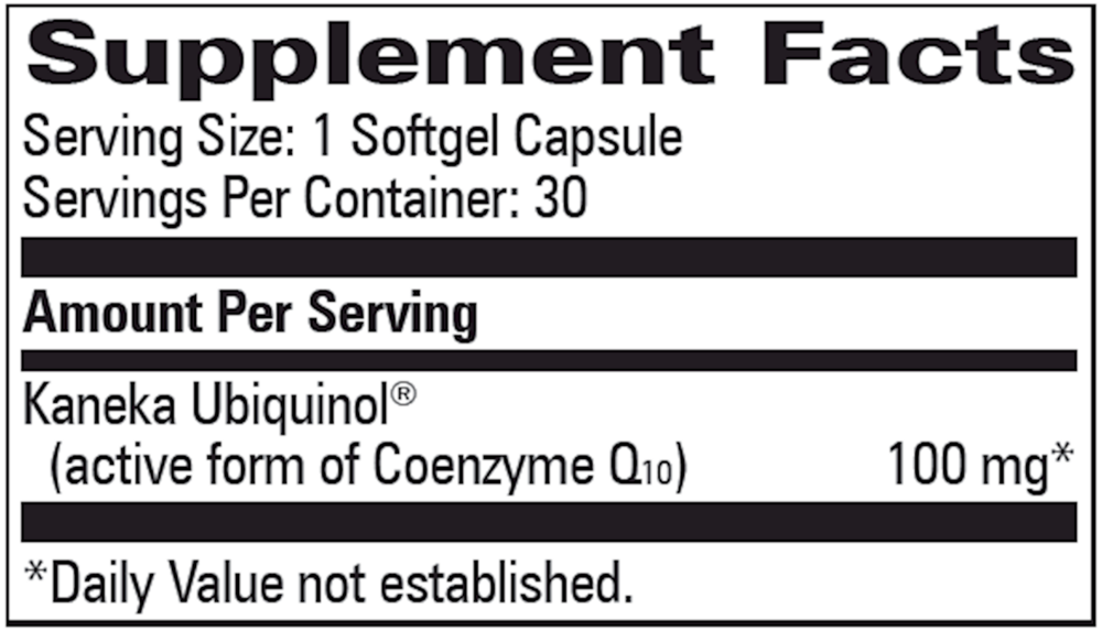 Product image for CoQ10 Ubiquinol.