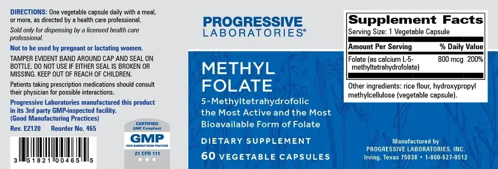 Product image for Methyl Folate.