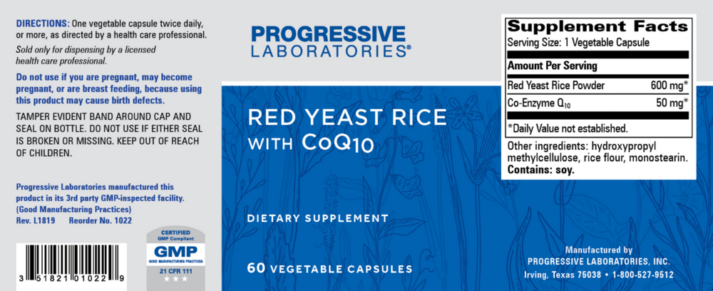 Product image for Red Yeast Rice w/CoQ10.