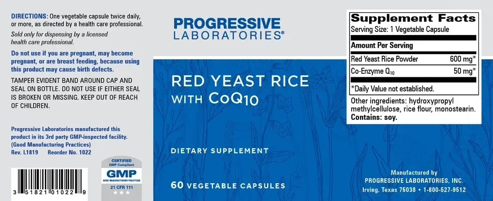 Product image for Red Yeast Rice w/CoQ10.