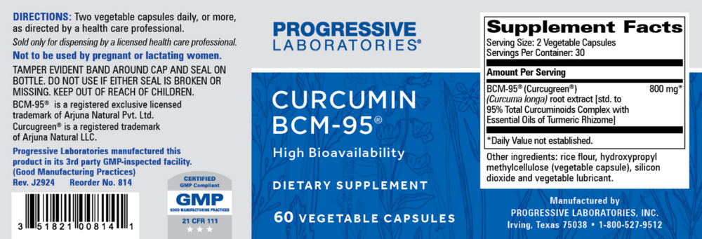 Product image for Curcumin BCM-95.
