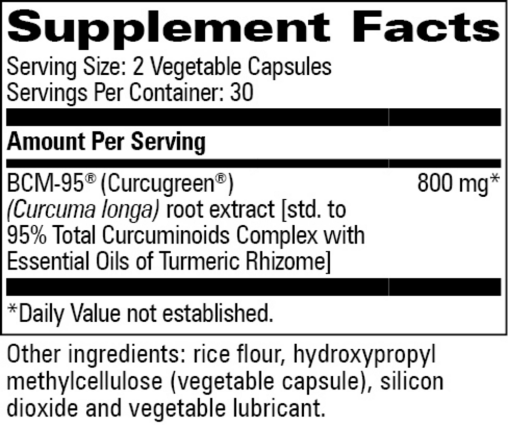Product image for Curcumin BCM-95.