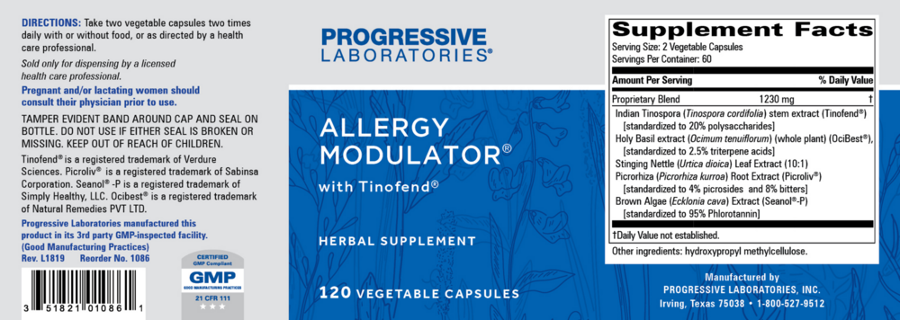 Product image for Allergy Modulator.