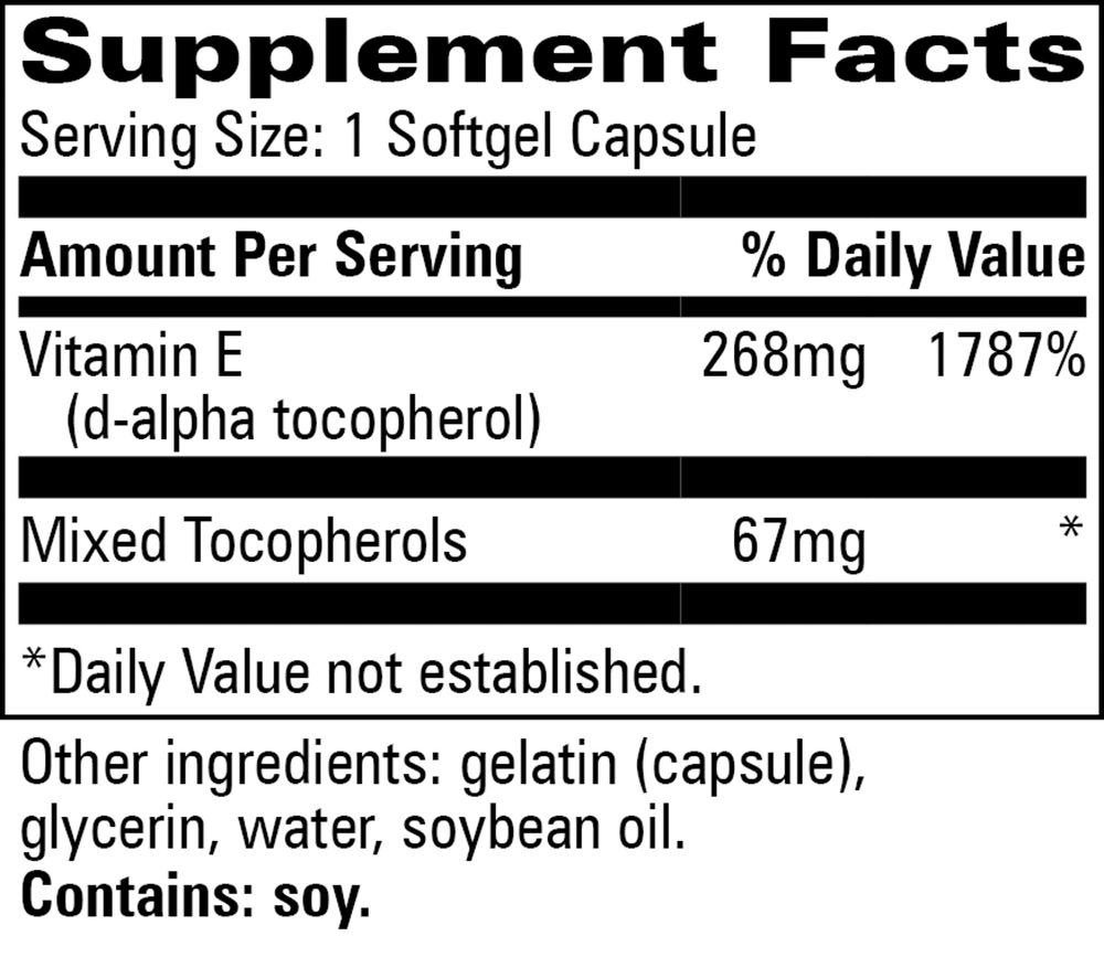 Product image for E-400 w&#x2F;Mixed Tocopherols.