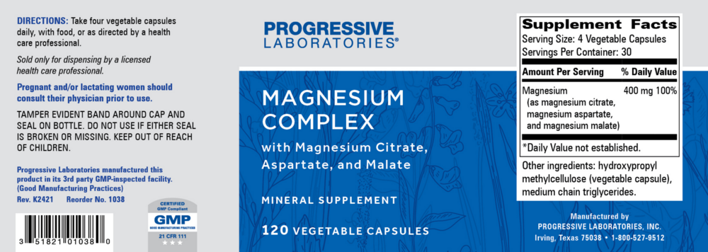 Product image for Magnesium Complex.