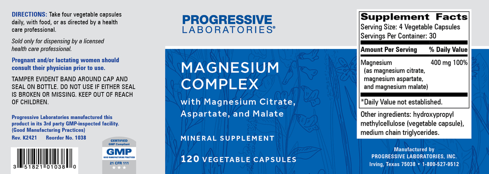 Product image for Magnesium Complex.