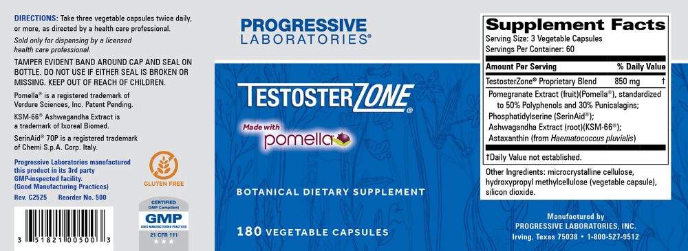 Product image for TestosterZone 850mg.