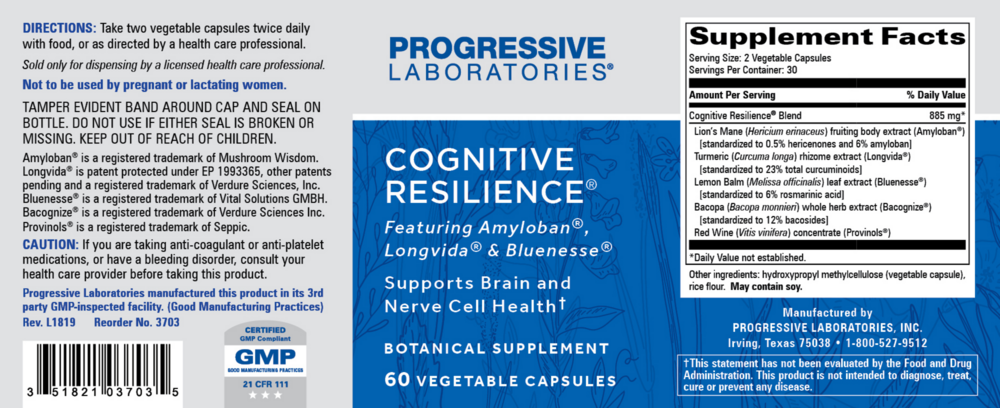 Product image for Cognitive Resilience.