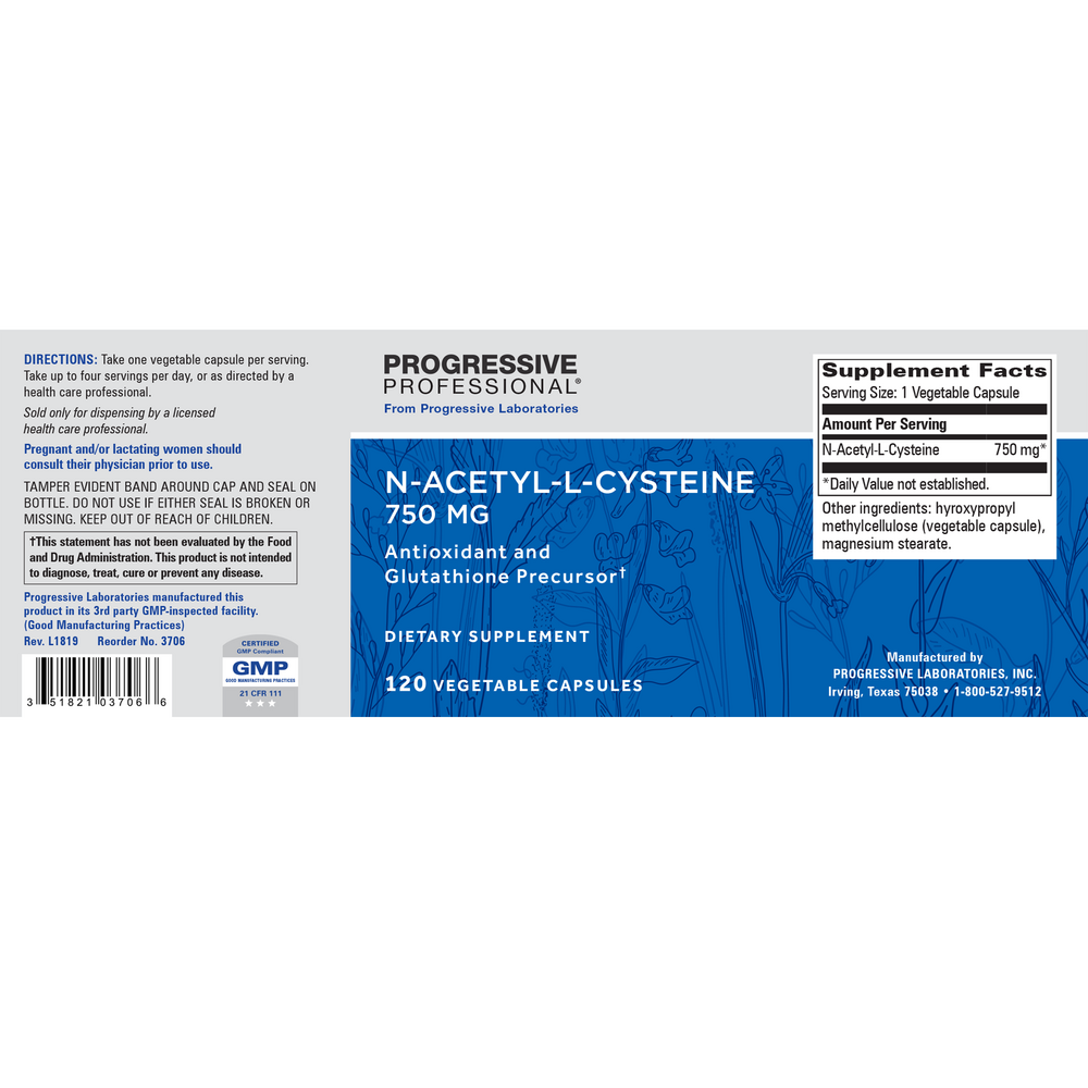 Product image for N-Acetyl-L-Cysteine.
