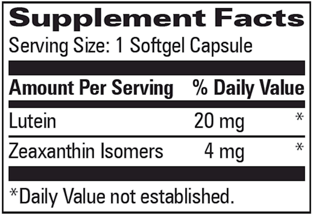Product image for Lutein Zeaxanthin Lutemax 2020.