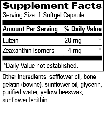 Product image for Lutein Zeaxanthin Lutemax 2020.