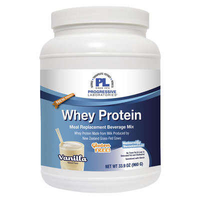 Grass Fed Whey Protein Vanilla (960 Grams) by Progressive Labs