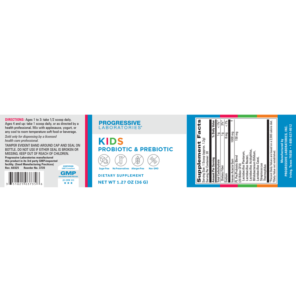 Product image for Kid&#39;s Probiotic &amp; Prebiotic Powder.