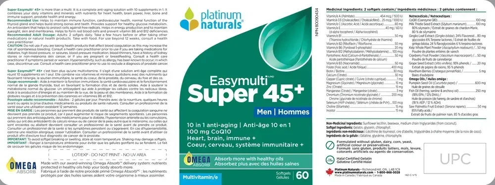 Product image for Super Easymulti® 45+ for Men.