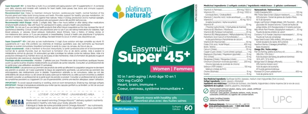 Product image for Super Easymulti® 45+ for Women.