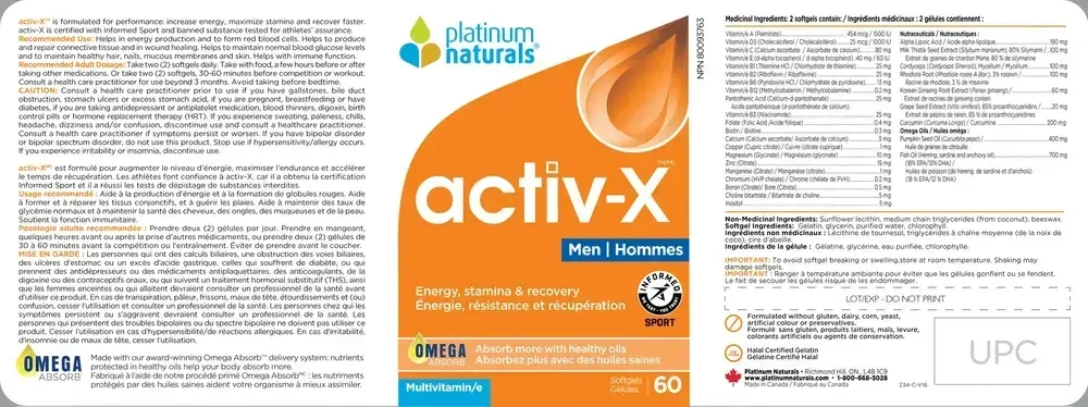 Product image for activ-X™ for Men.