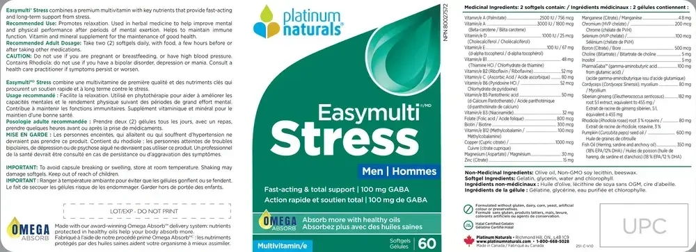 Product image for Easymulti® Stress for Men.
