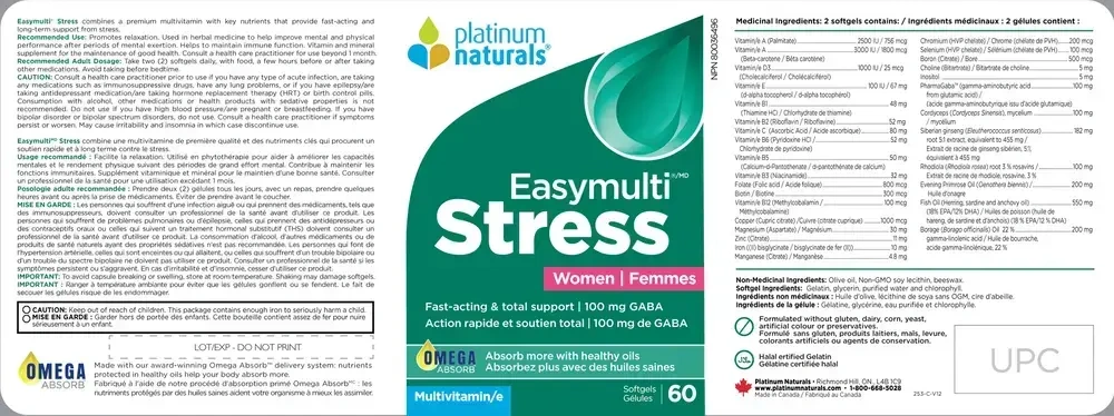 Product image for Easymulti® Stress for Women.