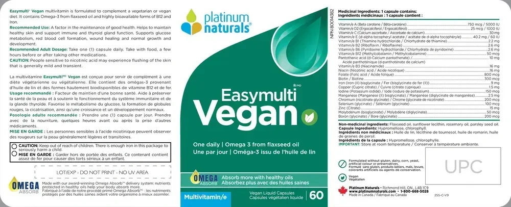 Product image for Easymulti® Vegan.