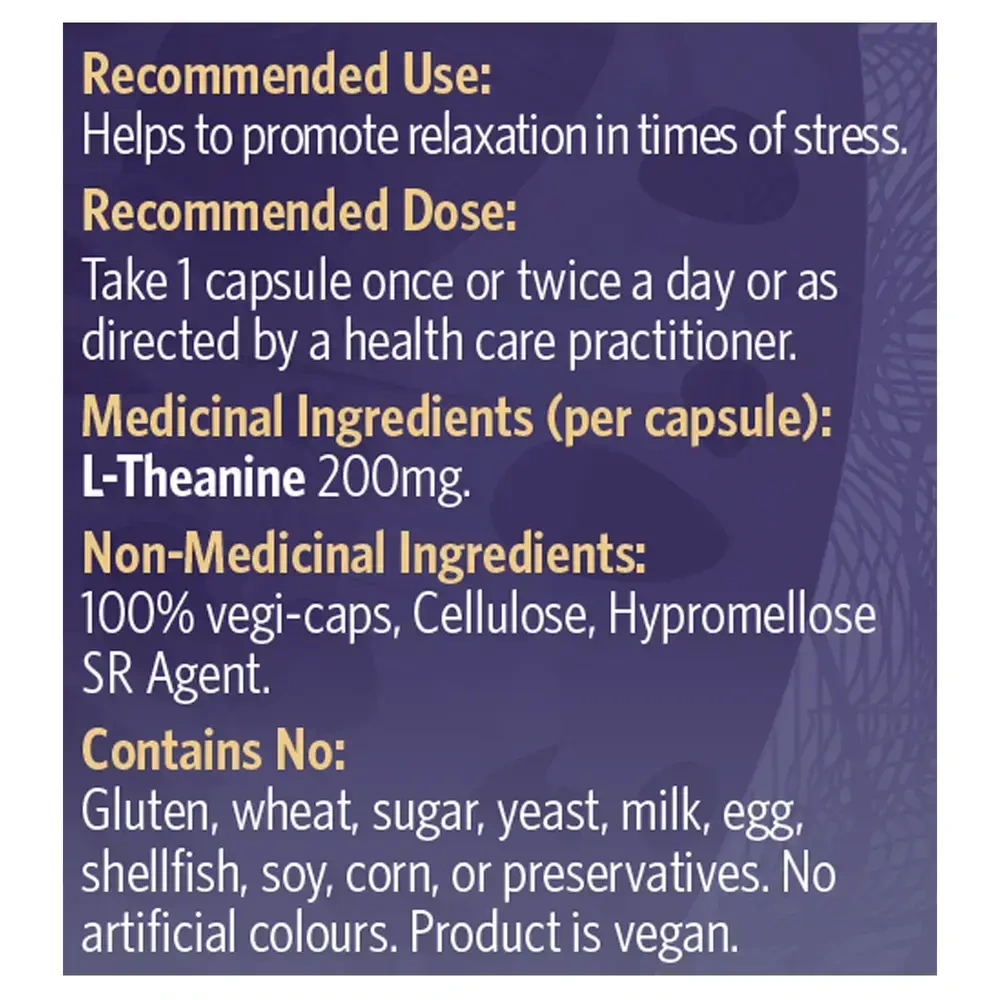 Product image for L-Theanine Slow Release.