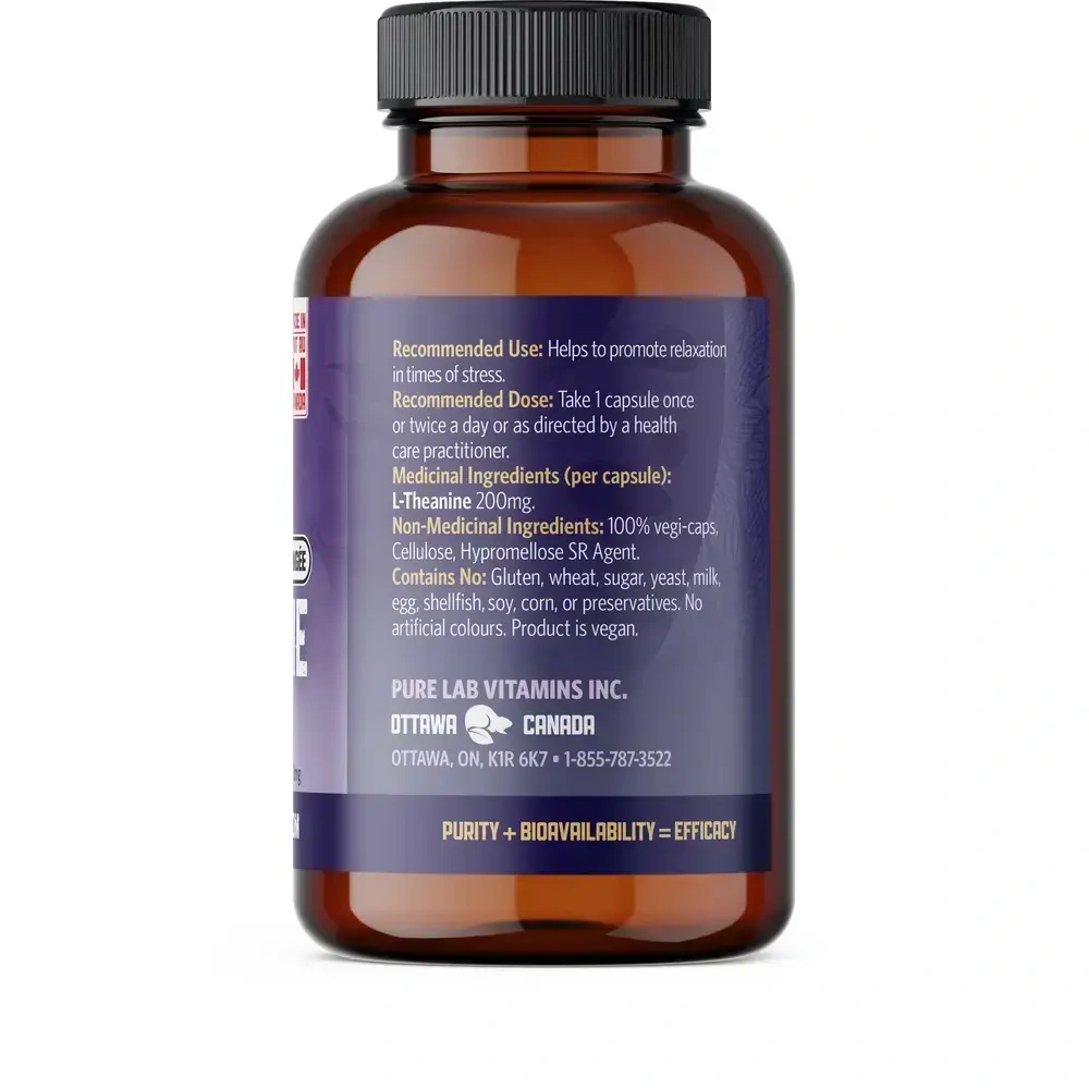 Product image for L-Theanine Slow Release 200mg.