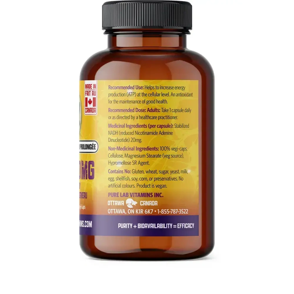 Product image for NADH 20mg Slow Released.