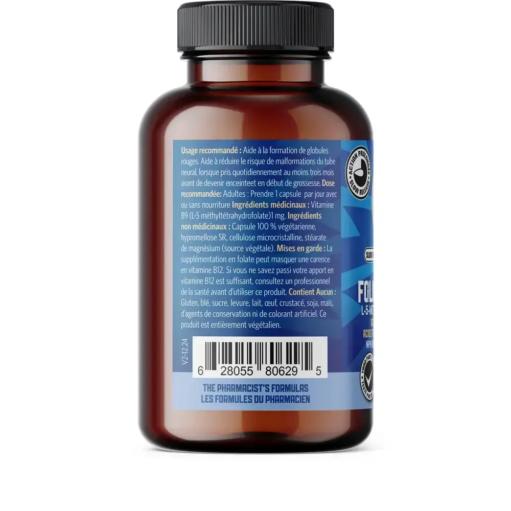Product image for Bioactive Folic Acid 1mg Slow Release.