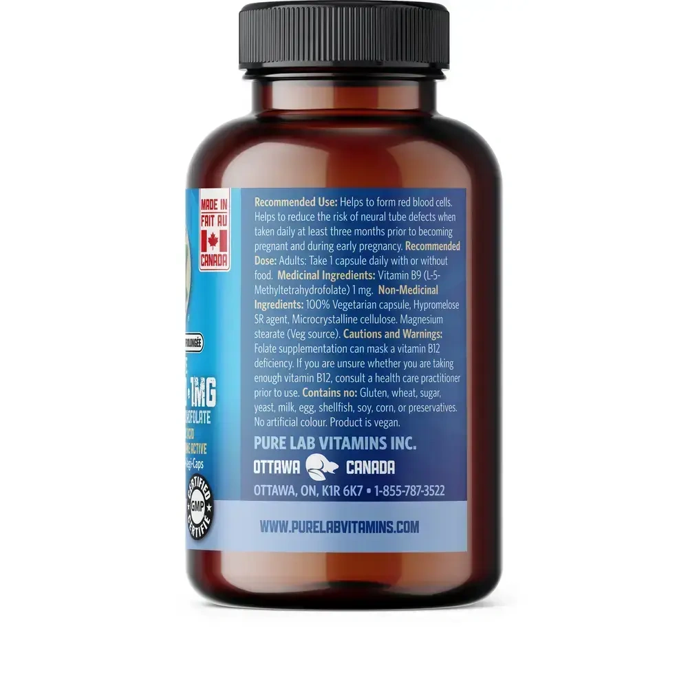 Product image for Bioactive Folic Acid 1mg Slow Release.