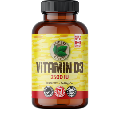Vitamin D3 2500IU 240 capsules