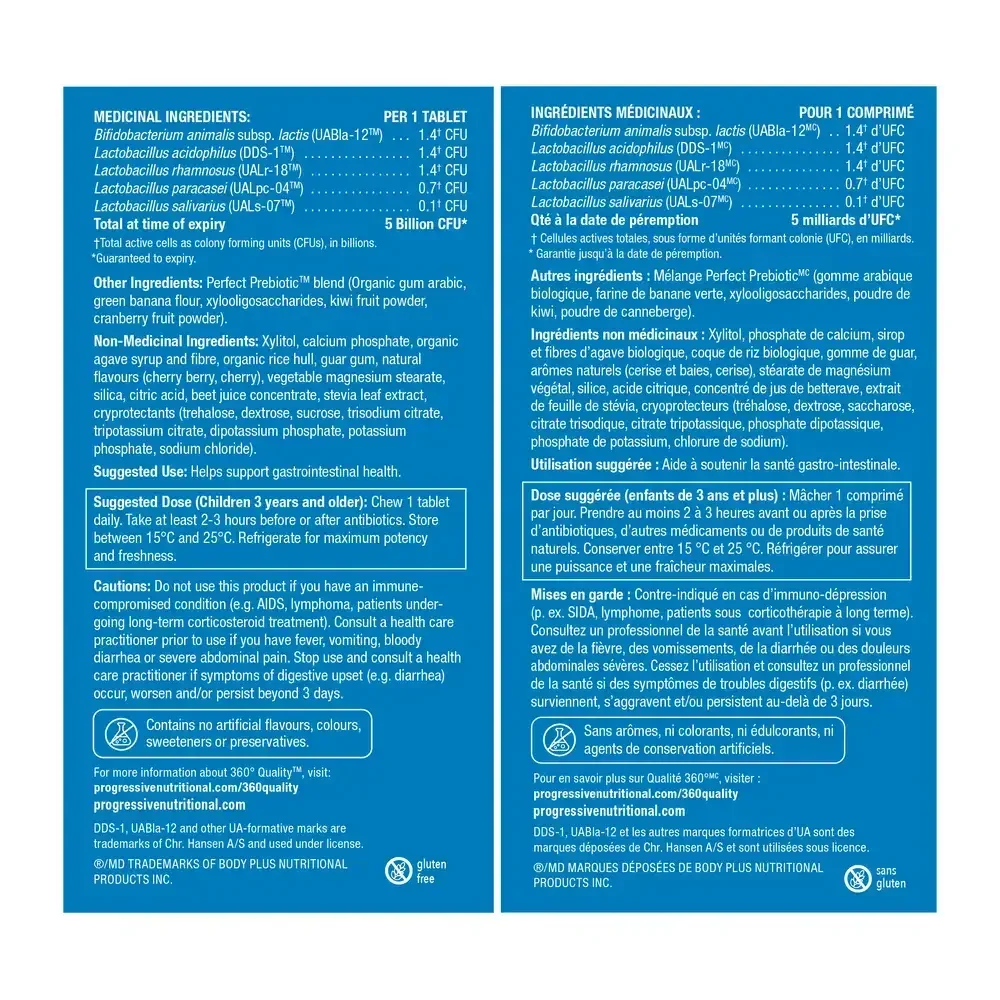 Product image for Perfect Probiotic Kids Chewable 5B.