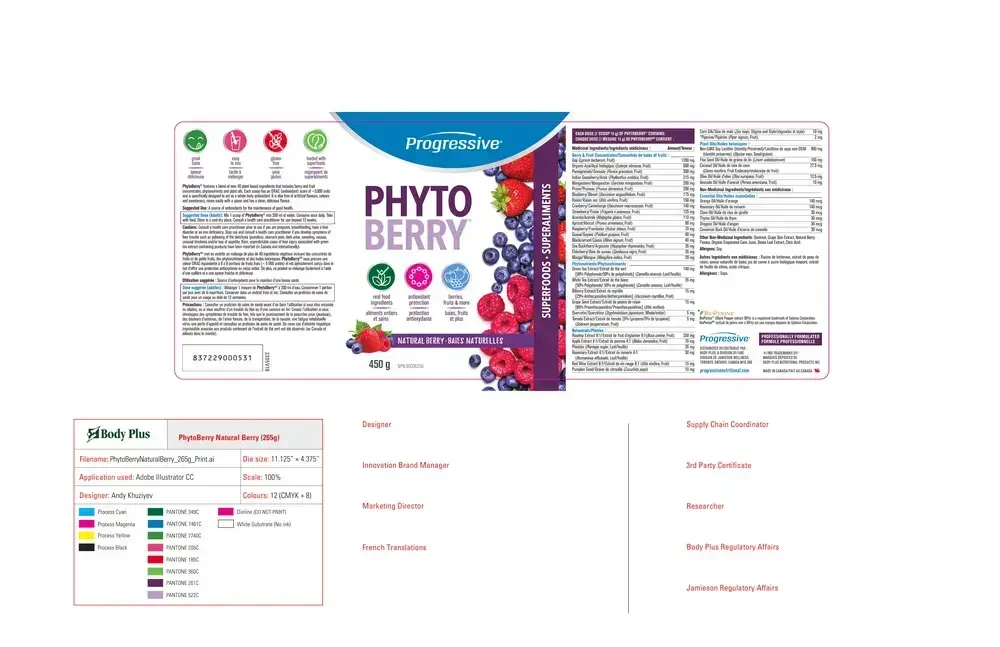 Product image for PhytoBerry (powder supplement).